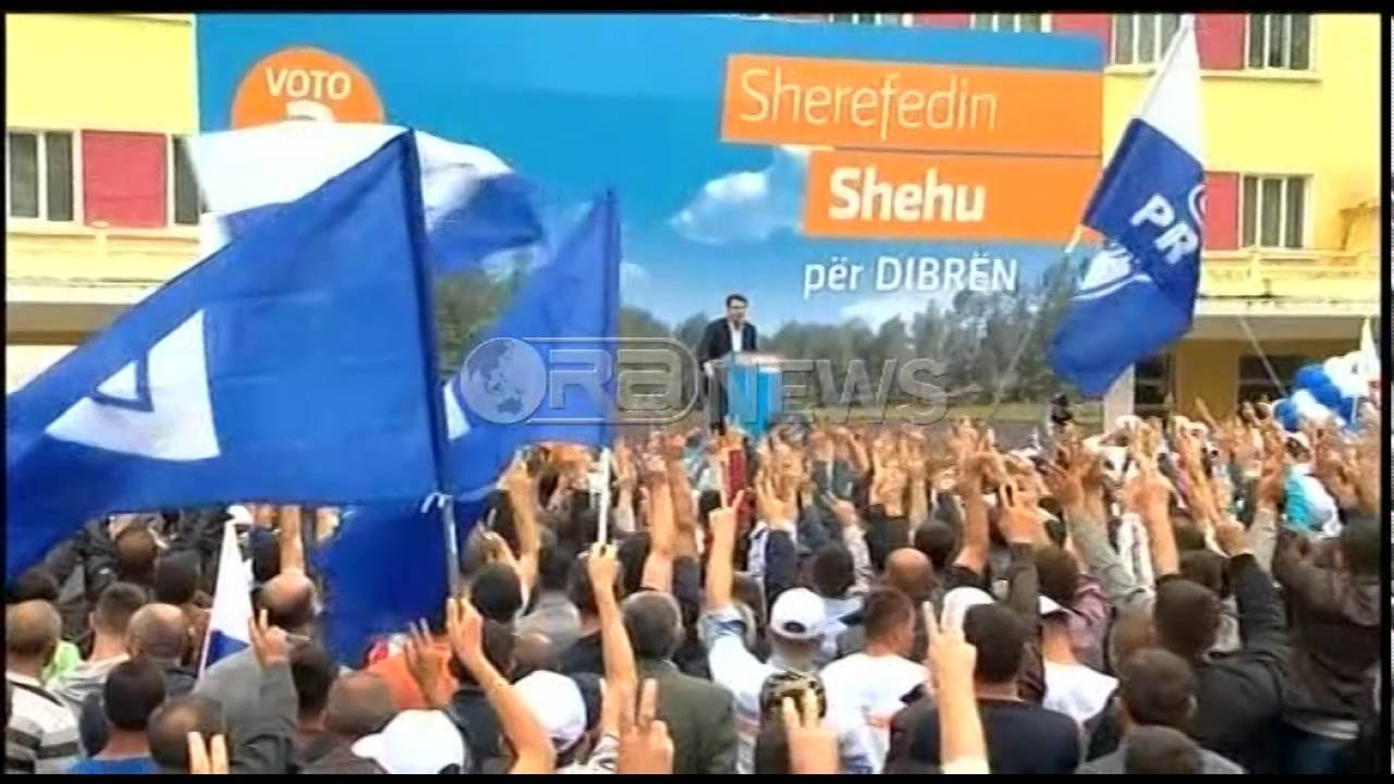 Ora News – Fushata përmbyllëse e PD në Dibër, B...