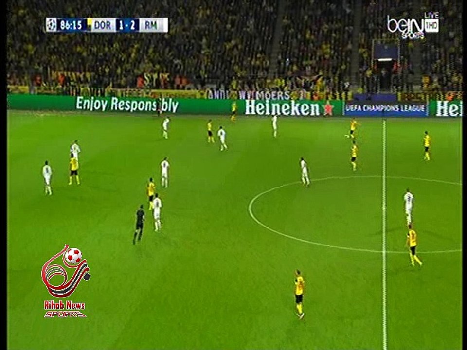 هدف بوروسيا دورتموند الثاني ( بوروسيا دورتموند 2-2 ريال مدريد	) دوري ابطال اوروبا