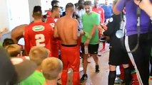 2016 - 2017 - Sénior et enfants AS ESTEREL Joie après la victoire coupe de France 4ème Tour