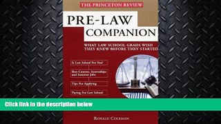 FAVORITE BOOK  Pre-Law Companion