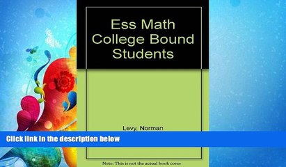 FAVORITE BOOK  Essential Math for College-Bound Students