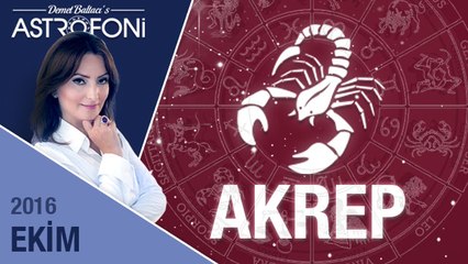 AKREP burcu aylık yorumu Ekim 2016