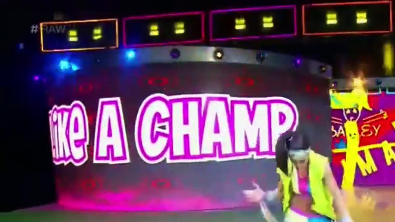 Bayley vs. Anna Fields- WWE RAW September 26, 2016 Full Match