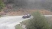 BMW 525 TDS en glisse au rallye de Fayence