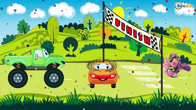 The Cement Mixer and The Tow Truck in Car City | Cars & Trucks cartoon for children