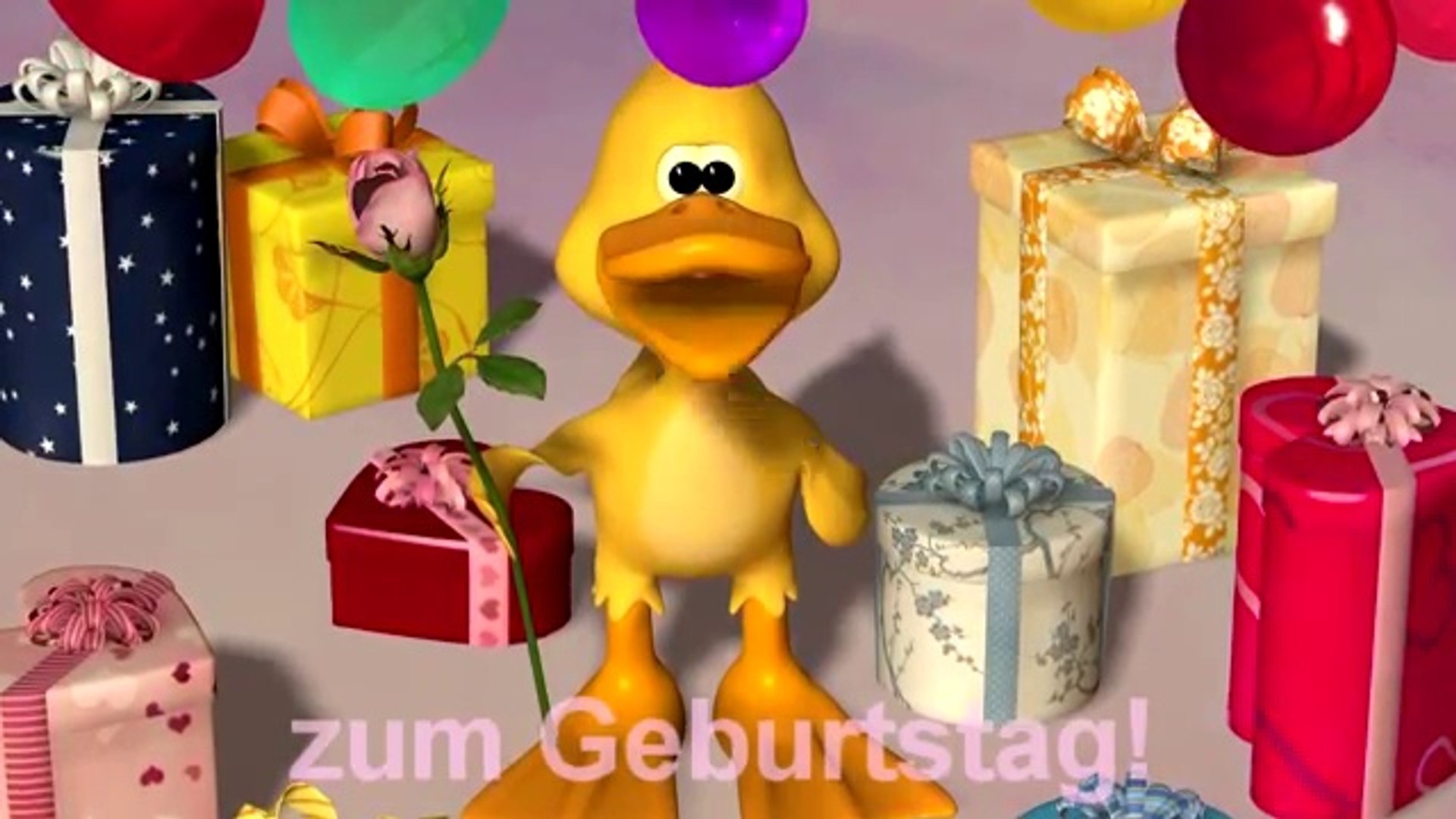 Alles Gute zum Geburtstag! Geburtstagslied mit Duggy Duck - video  Dailymotion