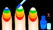 How to Learn Colors with Surprise Nail Arts, Colours to Children Kids Toddlers, Nail Polish Video