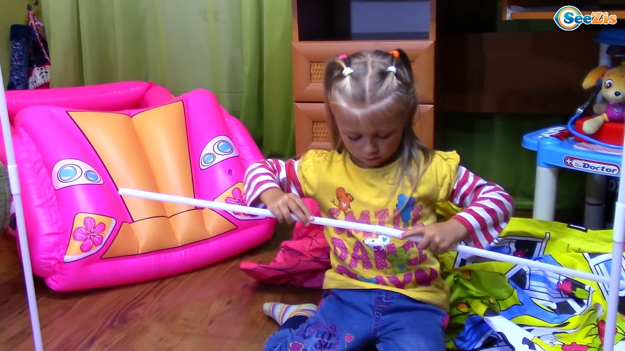 Игровой ДОМИК Распаковка Детского Домика с Ярославой Игрушки для детей Children House Unboxing