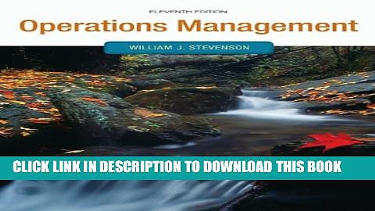 [Read PDF] Operations Management with Connect Plus Ebook Online