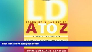 Big Deals  Learning Disabilities A to Z  Best Seller Books Best Seller