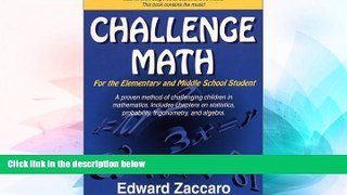 Big Deals  Challenge Math: For the Elementary and Middle School Student  Best Seller Books Best