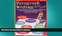 FAVORITE BOOK  Paragraph Writing Made Easy!: 8 Classroom-Tested Lessons and Motivating Practice
