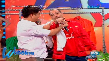 Wowowin: Lalaking contestant, nag-request ng kiss sa dancer