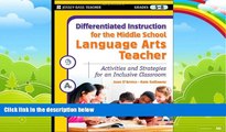 Big Deals  Differentiated Instruction for the Middle School Language Arts Teacher: Activities and