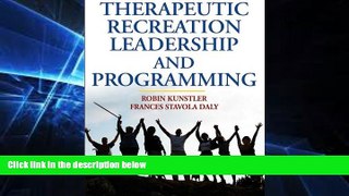 Big Deals  Therapeutic Recreation Leadership and Programming  Free Full Read Best Seller