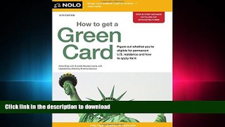 DOWNLOAD How to Get a Green Card FREE BOOK ONLINE