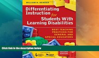 Big Deals  Differentiating Instruction for Students With Learning Disabilities: Best Teaching