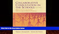 Big Deals  Collaborative Consultation in the Schools: Effective Practices for Students with