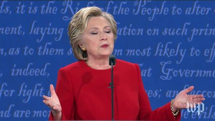 Download Video: Clinton and Trump spar over climate change