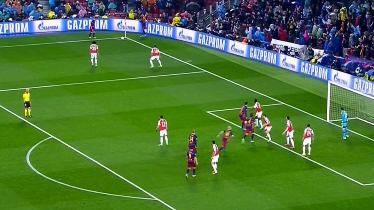 FC Barcelona vs Arsenal 3-1 Highlights Champions League 2015-16