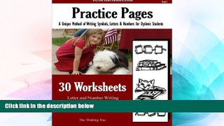 Big Deals  Practice pages - A unique method of writing symbols,Letters   Numbers. For Dyslexic