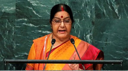 Jammu & Kashmir will remain an integral part of India: Sushma Swaraj
