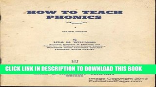 [PDF] How to teach phonics Full Online