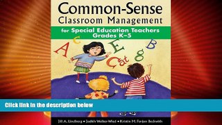 Big Deals  Common-Sense Classroom Management for Special Education Teachers Grades Kâ€“5  Best