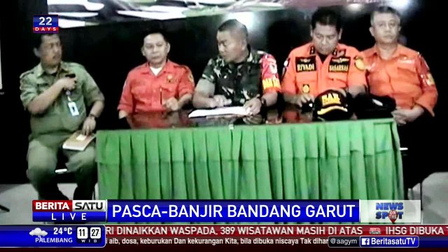 Basarnas Jabar Perpanjang Operasi Pencarian Korban Banjir Bandang Garut