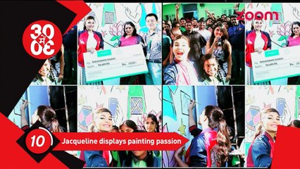 Jacqueline Displays Painting Passion, Kareena & Saif  Go For Babymoon