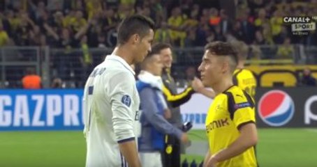 Cristiano Ronaldo, Maç Sonunda Emre Mor'u Tebrik Etti