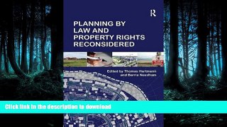 PDF ONLINE Planning By Law and Property Rights Reconsidered READ EBOOK