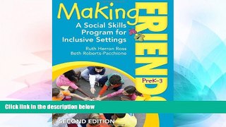 Big Deals  Making Friends, PreK-3: A Social Skills Program for Inclusive Settings  Best Seller