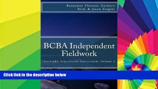 Must Have PDF  BCBA Independent Fieldwork (TrainABA Supervision Curriculum) (Volume 2)  Free Full