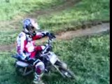 Miki et mini en dirt bike (mini moto)