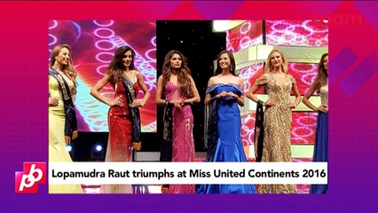 Lopamudra Raut Second Runner-Up In Miss United Continents 2016 -Bollywood News