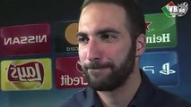 Intervista a HIGUAIN post Dinamo Zagabria-Juventus 0-4