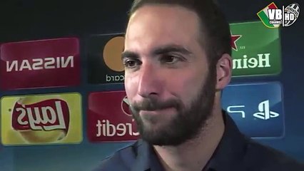 Intervista a HIGUAIN post Dinamo Zagabria-Juventus 0-4