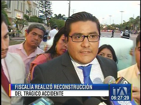 Fiscalía realizó reconstrucción de accidente donde una mujer fue atropellada