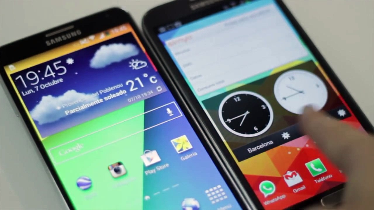 Samsung Galaxy Note II vs Galaxy Note 3 en español