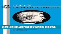 [PDF] The Lucan: De Bello Civili VII (Latin Texts) (Bk.7) Full Online