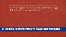 [PDF] Georgia Land Surveying History and Law Full Online