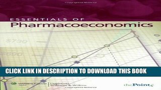 New Book Essentials of Pharmacoeconomics