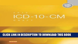 New Book 2012 ICD-10-CM Draft Standard Edition, 1e