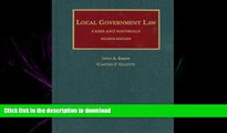 PDF ONLINE Local Government Law, Cases and Materials, 4th (University Casebooks) (University