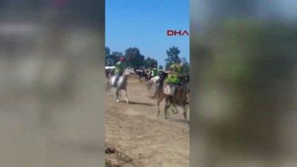 İzmir Rahvan Yarışındaki Feci Ölüm Kamerada