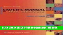 New Book Sauer s Manual of Skin Diseases (Manual of Skin Diseases (Sauer)