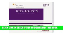 New Book ICD-10-PCS 2013: The Complete Official Draft Code Set