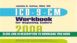New Book ICD-9-CM Workbook for Beginning Coders 2008 with Answer Key