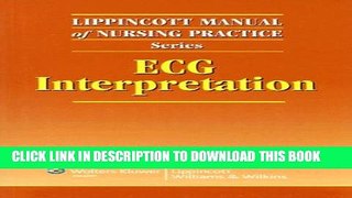 Collection Book Lippincott Manual of Nursing Practice Series: ECG Interpretation